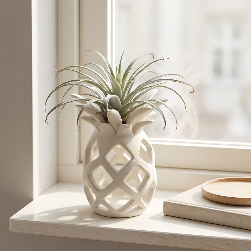 3D-Gedruckter Ananasförmiger L – Air Plant Tillandsia Bewertung und Preis