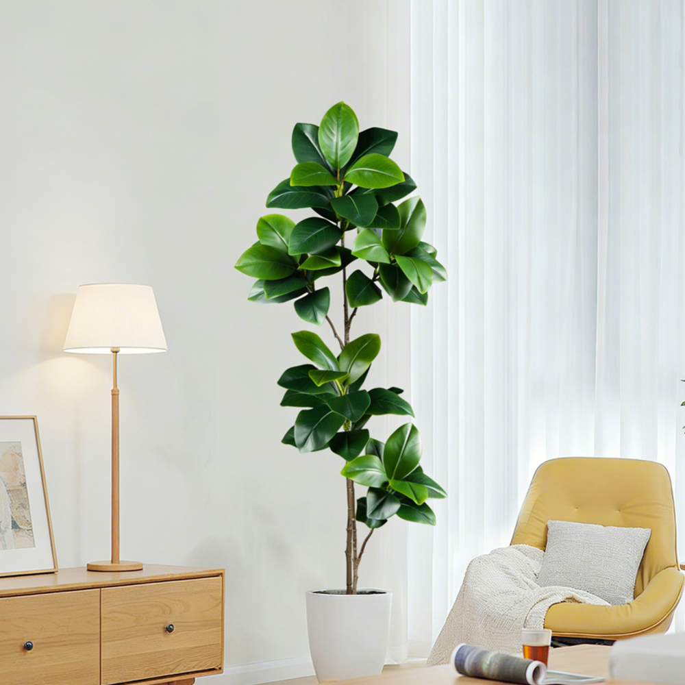 74-140 cm künstlicher Gummibau – Rubber Plant Ficus Bewertung und Preis