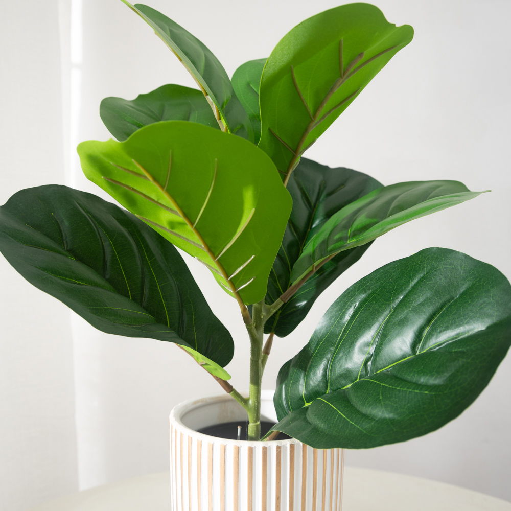 38 cm 9 Gabeln Künstliche Ficu – Rubber Plant Ficus Bewertung und Preis