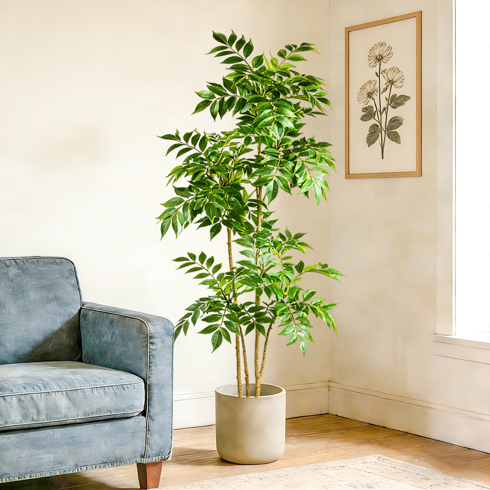 76-140 cm künstlicher Gummibau – Rubber Plant Ficus Bewertung und Preis