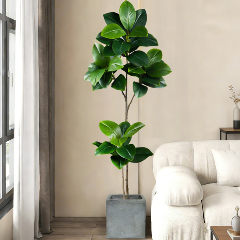 74-140 cm künstlicher Gummibau – Rubber Plant Ficus Bewertung und Preis