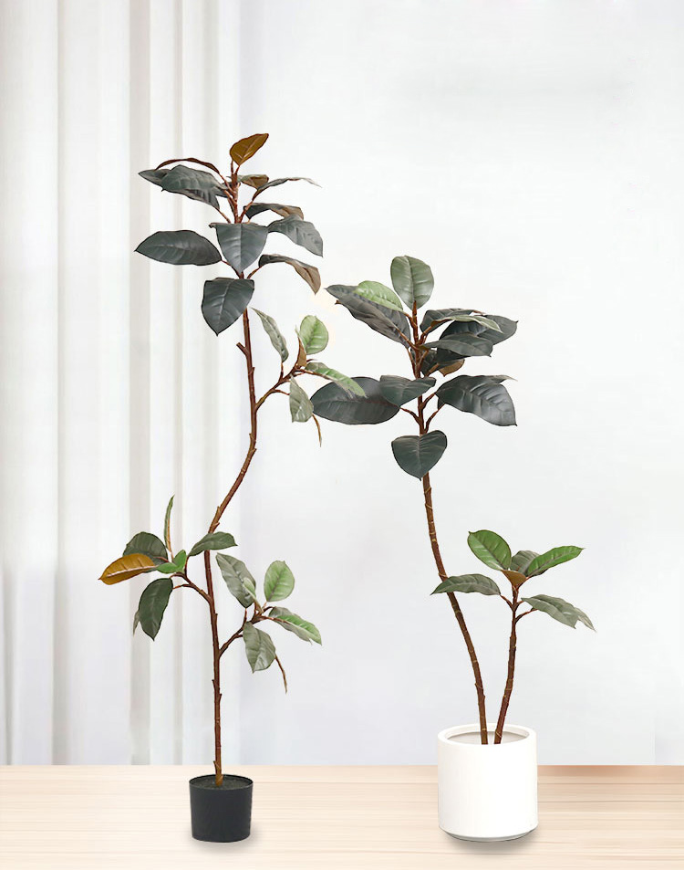Künstliche Kunststoff-Topfpfla – Rubber Plant Ficus Bewertung und Preis