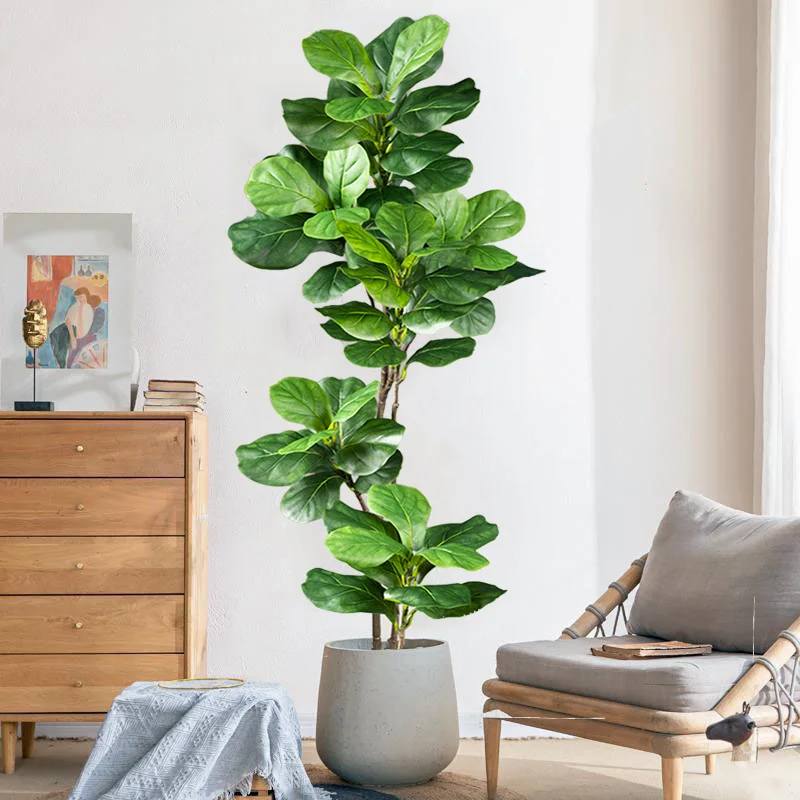 2-4,9 Fuß Großer Künstlicher F – Rubber Plant Ficus Bewertung und Preis