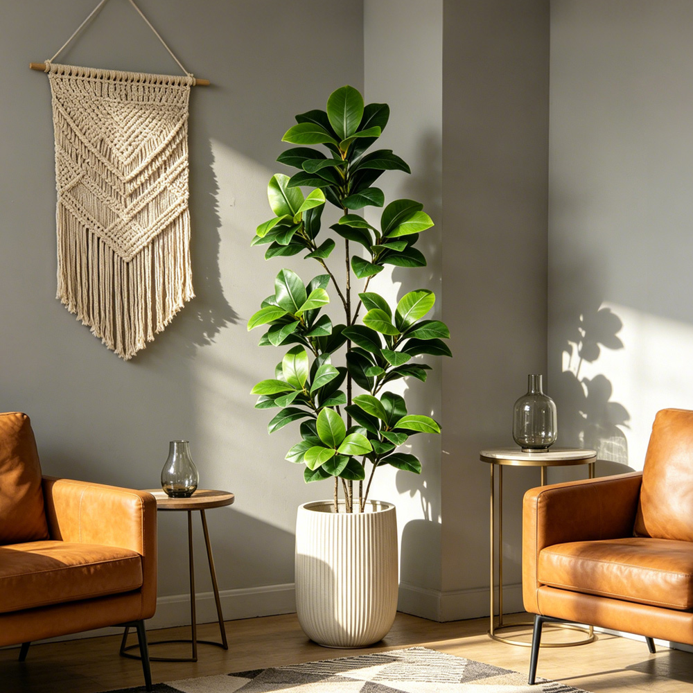74-140 cm großer künstlicher B – Rubber Plant Ficus Bewertung und Preis