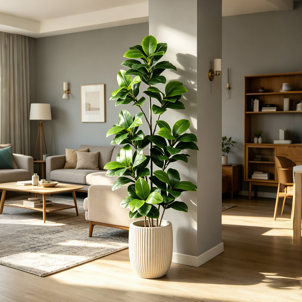 74-140 cm großer künstlicher B – Rubber Plant Ficus Bewertung und Preis